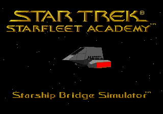 Заставка игры Star Trek: Starfleet Academy Starship Bridge Simulator